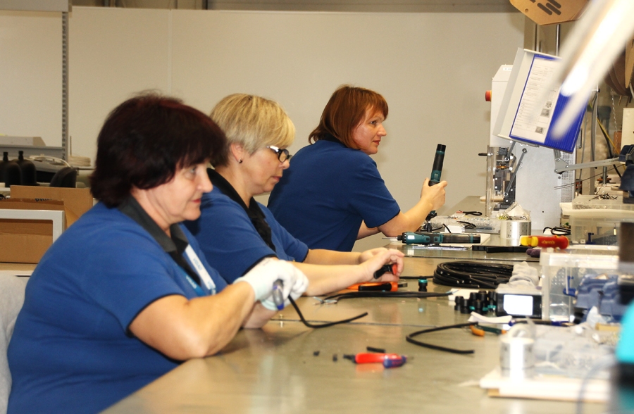 SIA «Vizulo» rit darba process.
Autors: Uldis Varnevičs