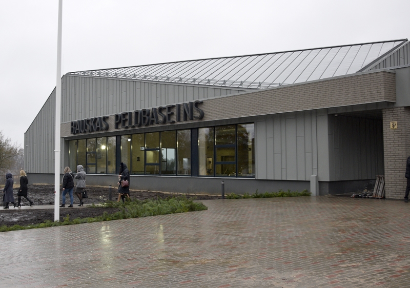 Bauskas peldbaseina fasāde.
Autors: Ivars Bogdanovs