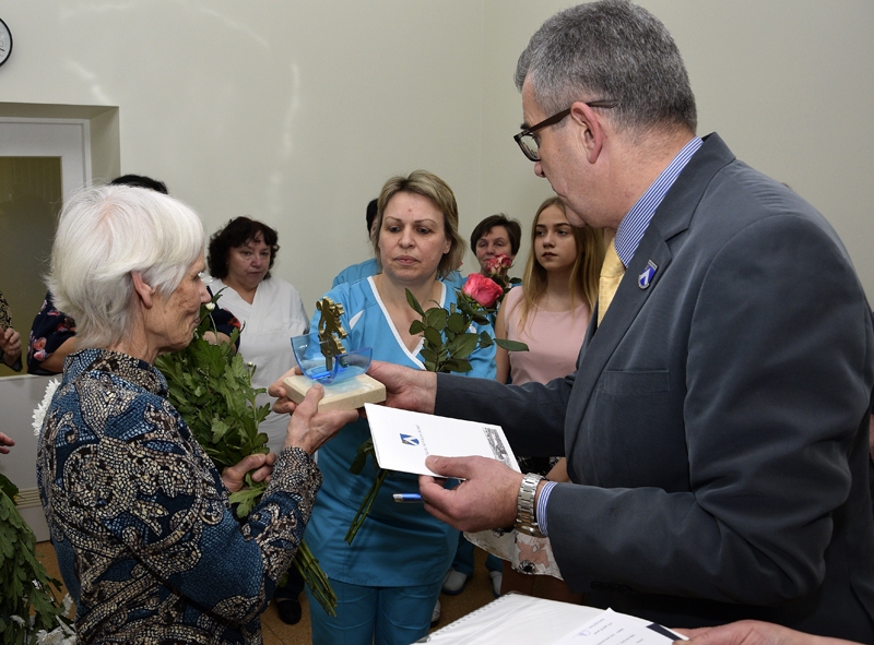 Pašvaldības apbalvojumu «Mūža ieguldījums» saņem Rūta Eimusa.
Autors: Ivars Bogdanovs