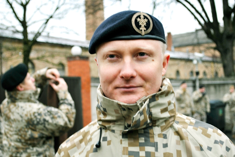 Elmārs Popakuls, Zemessardzes 53. Bauskas kājnieku bataljona komandieris majors.
Autors: Vilnis Auzāns