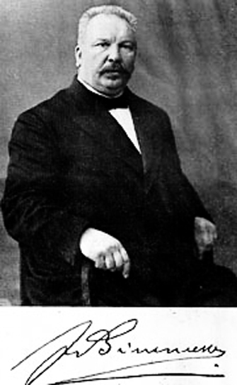 Jānis Bisenieks, Latviešu lauksaimnieku ekonomiskās sabiedrības priekšsēdētājs, Jelgavā 1908. gadā atklājis Zemkopības skolu.
Autors: no wikipedia.org