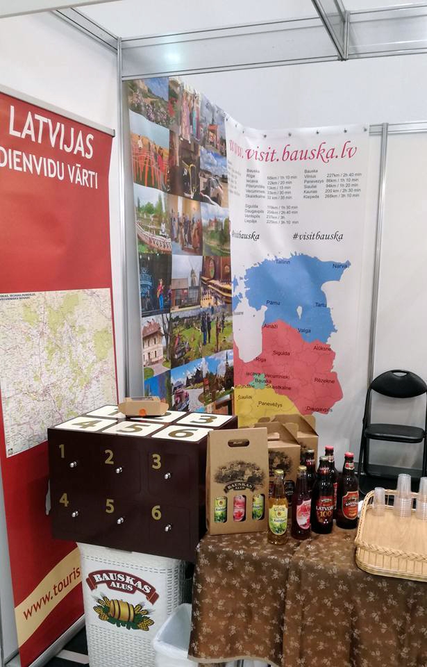 Baušķenieku stends starptautiskajā izstādē «Adventur 2018» Viļņā.
Autors: no albuma