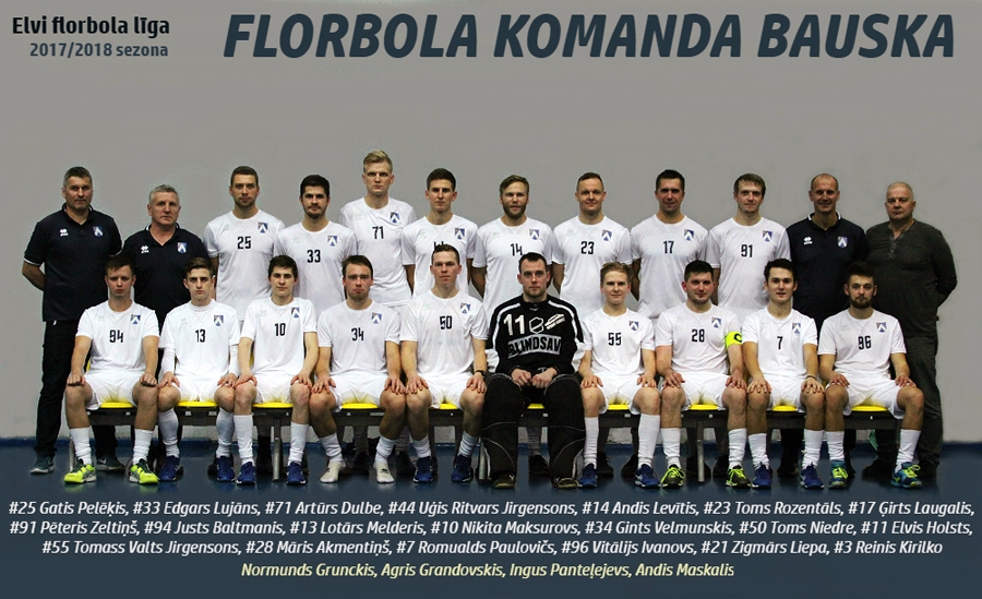 Florbola klubs «Bauska» 2017./2018. gada sezonā.
Autors: Elīna Gruncka