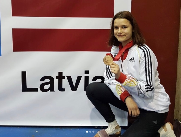 Inese Tarvida Ēģiptē izcīnīja zelta medaļu
Autors: No albuma.