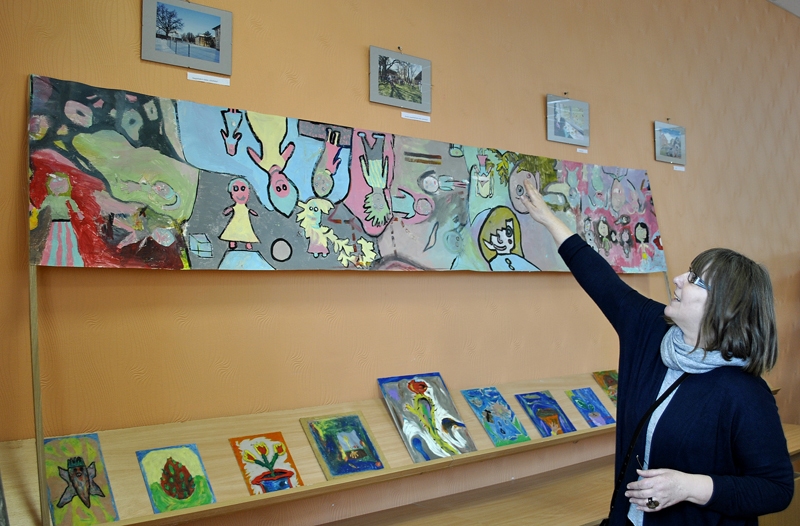 Žeimes bērnu mākslas studijas darbi.
Autors: Vilnis Auzāns