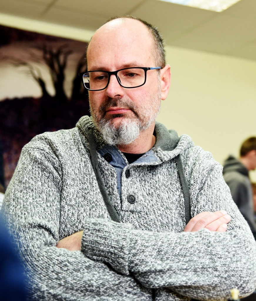 Jānis Slaidiņš pie šaha galdiņa uzvarēja visus savus pretiniekus.
Autors: Uldis Varnevičs