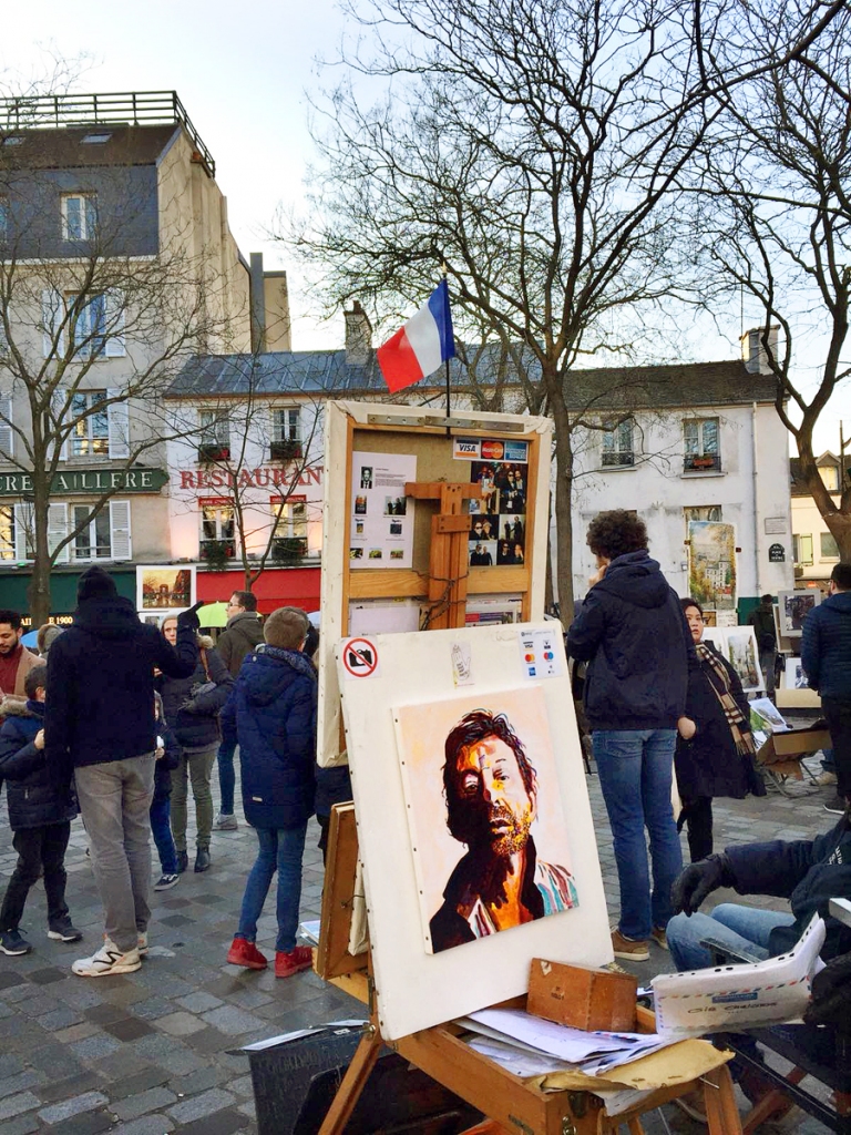 Monmartra. Viens no mākslinieku skvēriņiem šī Parīzes kalna rajonā.
Autors: no albuma