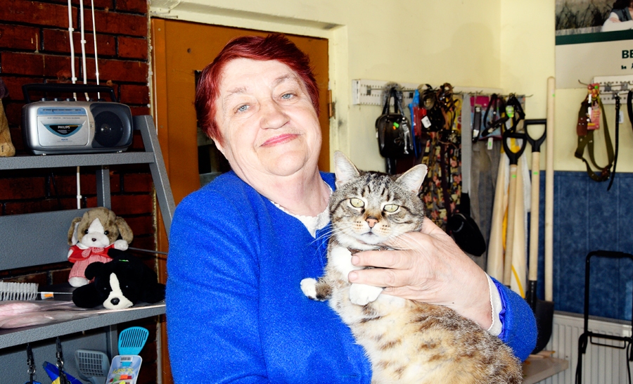 Zooveikaliņā Elfrīda jau vairākus gadus rūpējas par pieklīdušu runci.
Autors: Ivars Bogdanovs