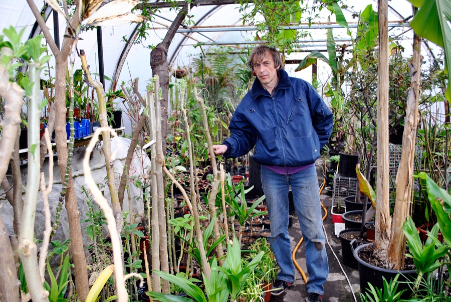 Juris Strods uz savu siltumnīcu aicina pēc mēneša. Tad te viss būs sazaļojis, zaļu lapu mudžeklī ietīts.
Autors: Vilnis Auzāns