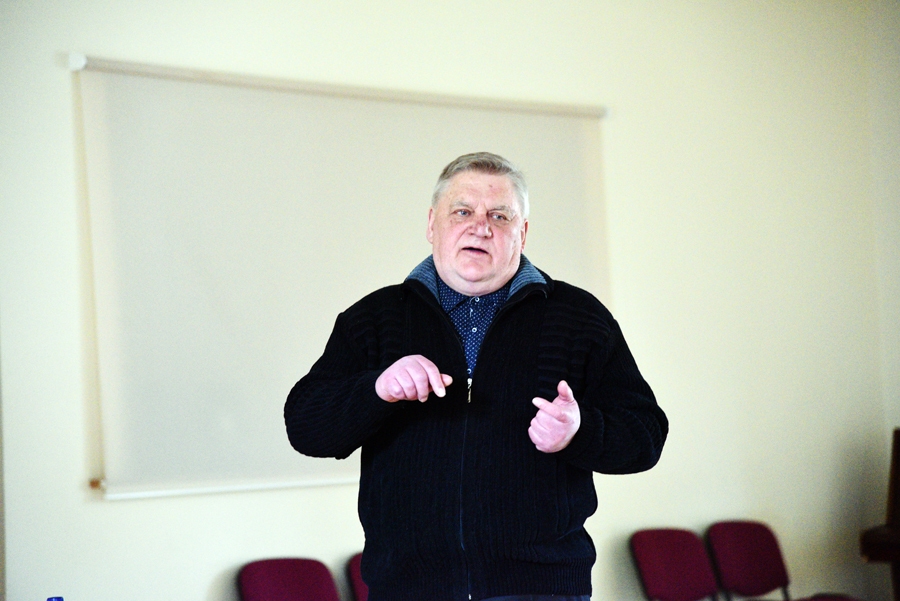 Dainis Vanags dalījās pieredzē, kas gūta Augstākajā padomē un Totalitāro režīmu noziegumu izmeklēšanas komisijā.
Autors: Uldis Varnevičs