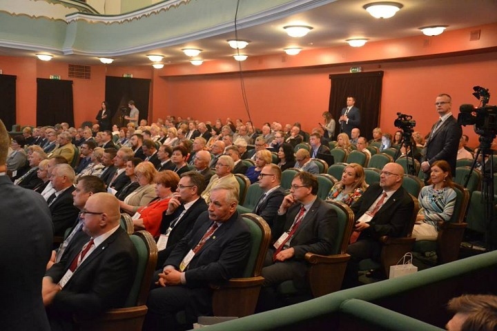 Latvijas Pašvaldību savienības 29.kongresā.
Autors: no lps.lv