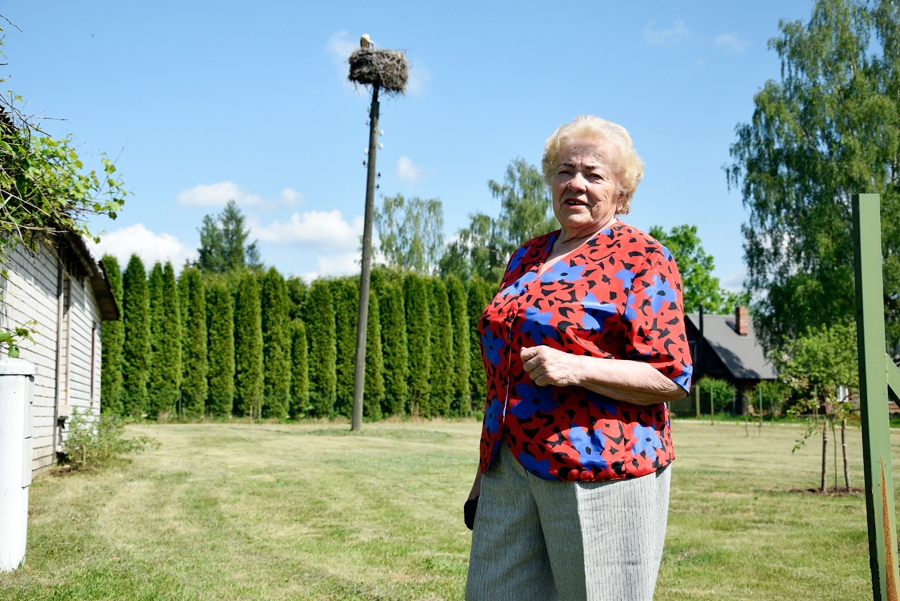 Pensionētā skolotāja un sabiedriskā darbiniece Aloida Baķe.
Autors: Ivars Bogdanovs