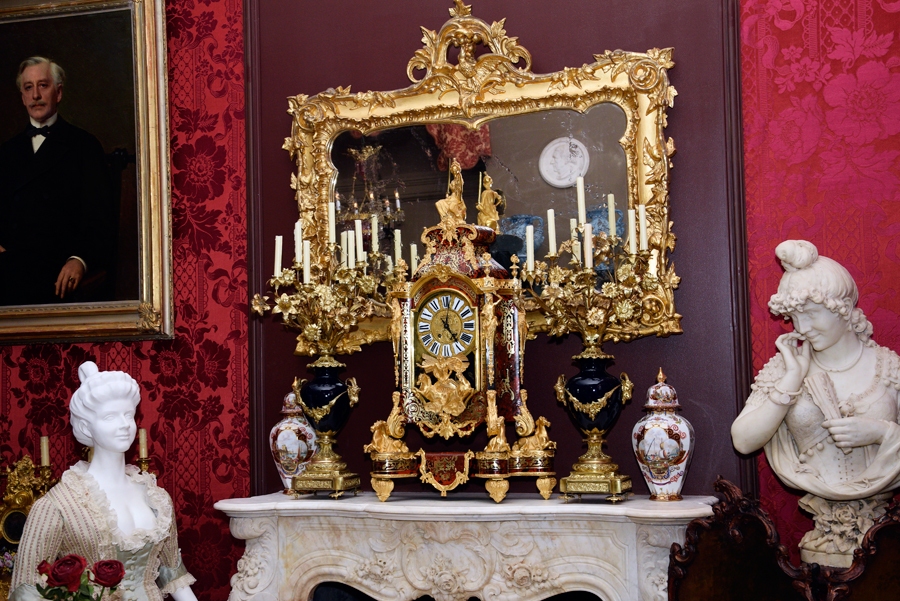 Historisma stila telpas fragments ekspozīcijā «No gotikas līdz jūgendstilam».
Autors: Ivars Bogdanovs