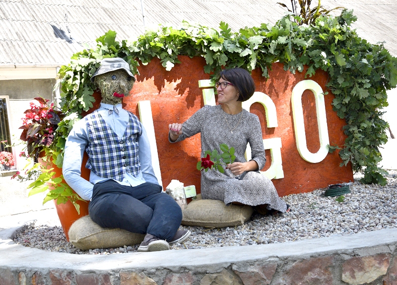 Pagasta pārvaldes vadītāja Līga Vasiļauska lepojas par darbinieku izdomu.
Autors: Ivars Bogdanovs