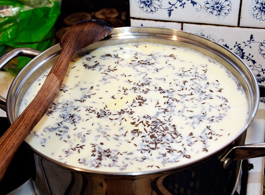 Ķimeņu siers tapšanas procesā.
Autors: Ivars Bogdanovs