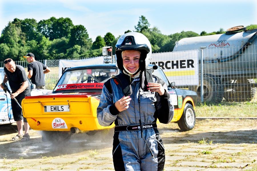 Anete Ķēniņa, vienīgā dāma 35 braucēju konkurencē.
Autors: Ivars Bogdanovs