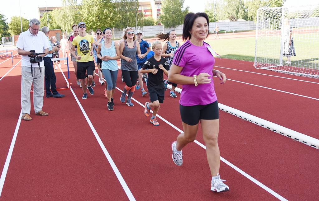 Solvita Rotberga ir iniciatīvas «100 kilometri Latvijai» idejas autore.
Autors: Uldis Varnevičs