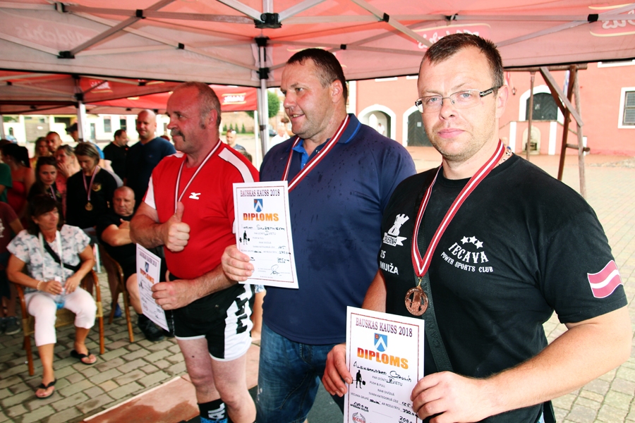 Aleksandram Cīrulim (no labās) šoreiz trešā vieta.
Autors: Ainārs Asmuss