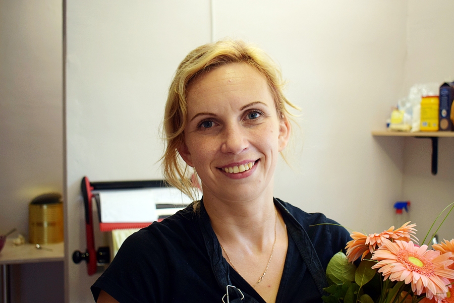 Iveta Smirnova, kafejnīcas «Mazie melderi» īpašniece.
Autors: Žanna Zālīte