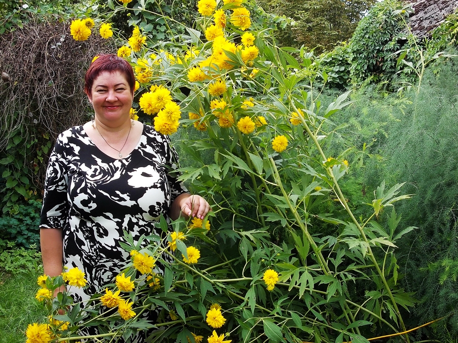 Aiga Ludviga savās īstajās mājās Ziedoņos.
Autors: no albuma