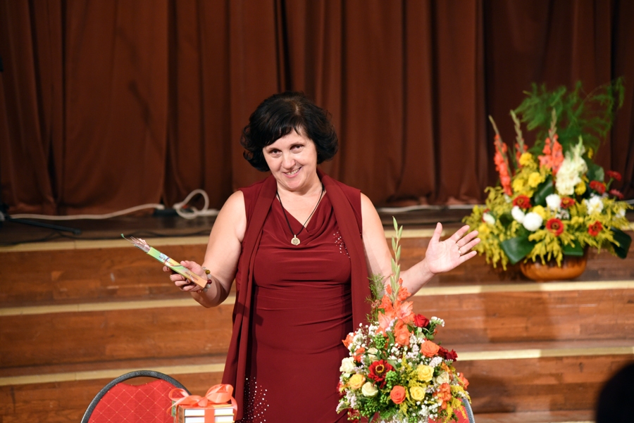 Inese Puricka ir patiesi gandarīta par grāmatu.
Autors: Uldis Varnevičs