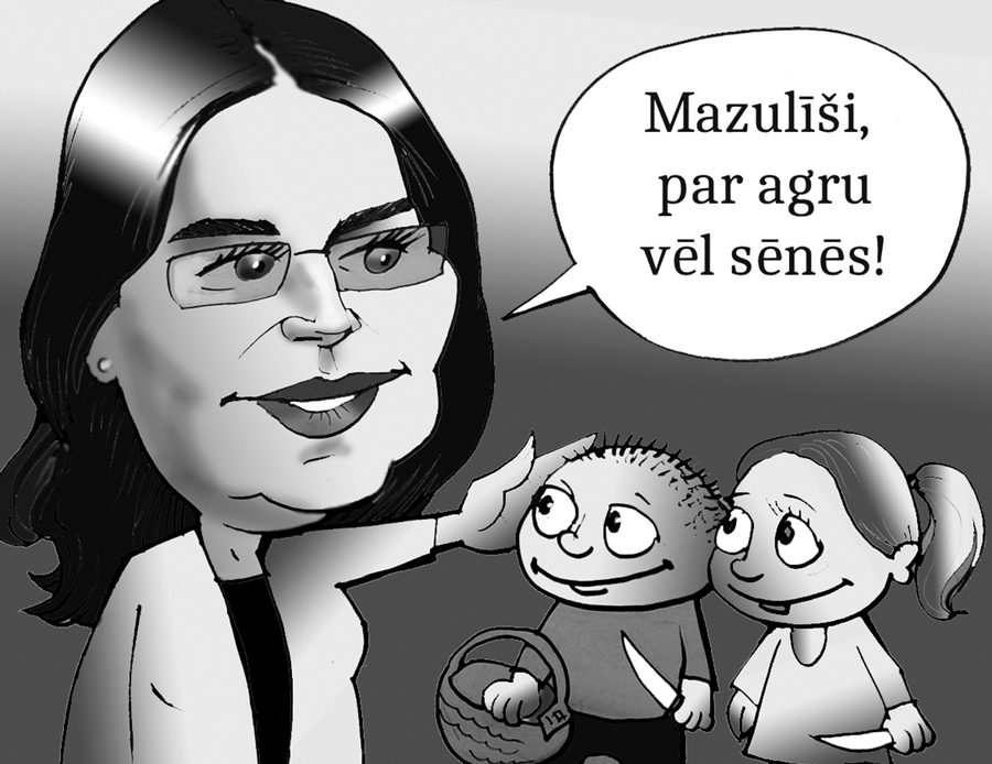 Inga Bite, LRA saraksta līdere Zemgales vēlēšanu apgabalā, iestājusies pret  Izglītības un zinātnes ministrijas ieceri sūtīt skolā bērnus jau no sešu gadu vecuma. Viņa aizstāv tradicionālo ģimeni kā vērtību.
Autors: Vilnis Bulavs