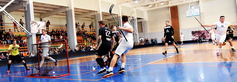 Māris Akmentiņš (28. numurs) priecājas par gūtajiem vārtiem.
Autors: Uldis Varnevičs