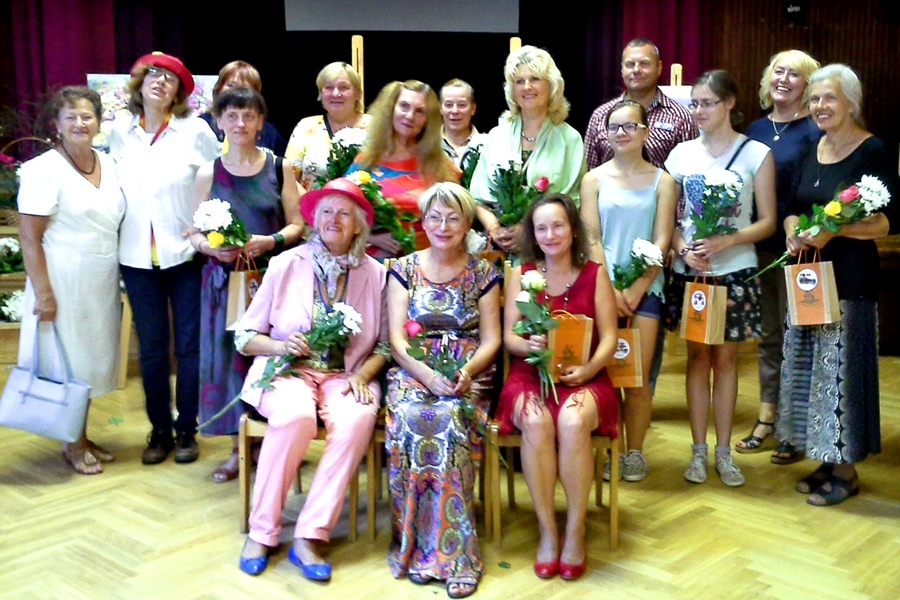 Izstādes atklāšanā.
Autors: no albuma