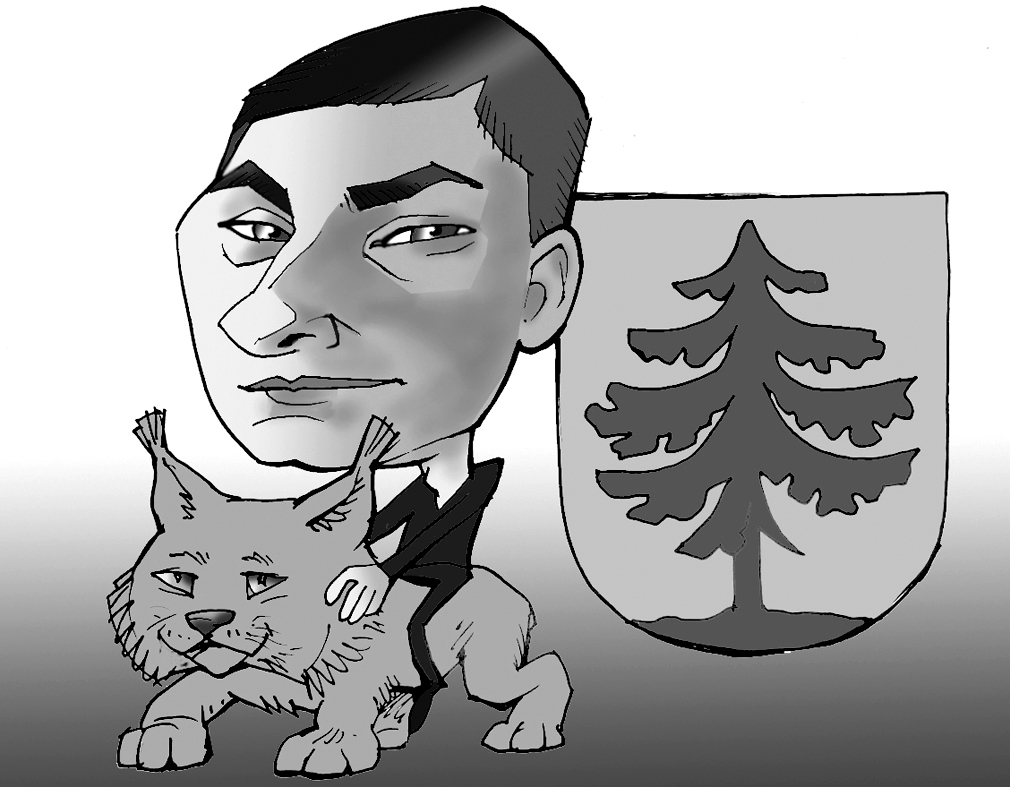 Kaspars Ģirģens gadu apguvis politiskā opozicionāra prasmes Jēkabpils pilsētas domē. Tagad, aizguvis pilsētas simbola lūša veiklību, cer iekļūt Saeimā.
Autors: Vilnis Bulavs