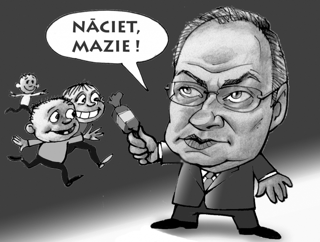 Valda Šakara pārstāvētā apvienība «LSDSP/KDS/GKL» iestājas par  vidējo un mazo uzņēmumu atbalstu, «jādod iespēja arī mazajiem dzīvot».
Autors: Vilnis Bulavs