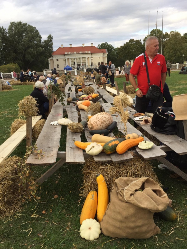 Lietuvā apmeklētāko akcijas objektu vidū bijusi Pakrojas muižas saimniecība. Attēlā – „Bumbulines” festivāls šoruden Pakrojas muižā.
Autors: www.bauskasdzive.lv