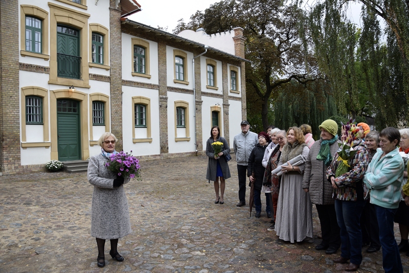 Atjaunotā nama Kalna ielā 6a Bauskā atklāšanas mirklis 5.oktobrī.
Autors: Ivars Bogdanovs