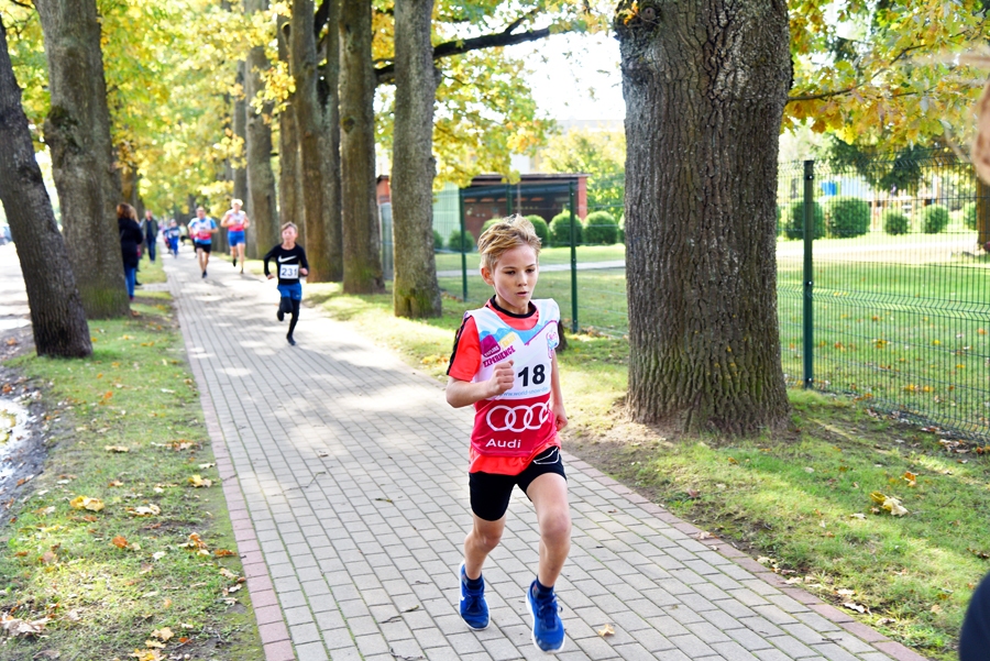 Erlends Strautmanis «Iecavas rudens» skrējienā uzvarēja 
visjaunāko zēnu grupā.
Autors: Uldis Varnevičs
