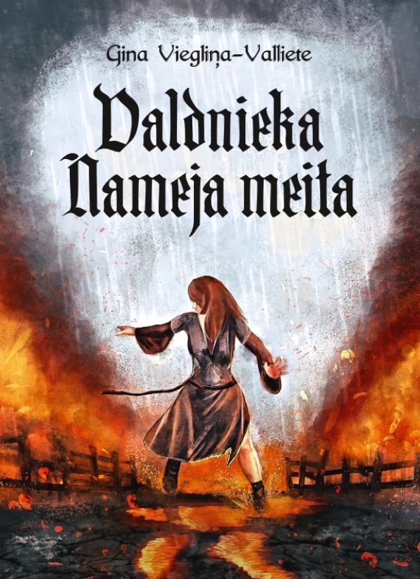 Grāmatas «Valdnieka Nameja meita» vāka noformējums.
Autors: no www.jumava.lv.