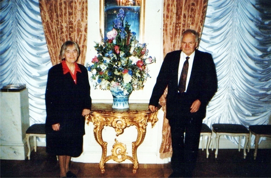 Anna un Edgars Gasūni  Rundāles pils muzejā.
Autors: no ģimenes albuma