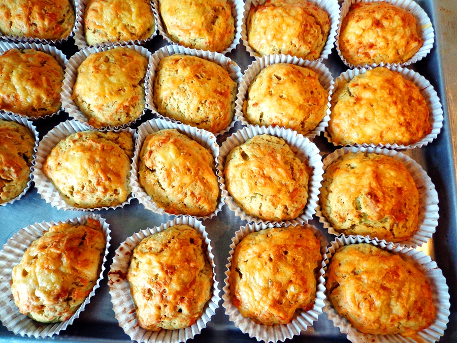 Kēksiņi ar sieru – «ķirbiki».
Autors: Ligita Asare