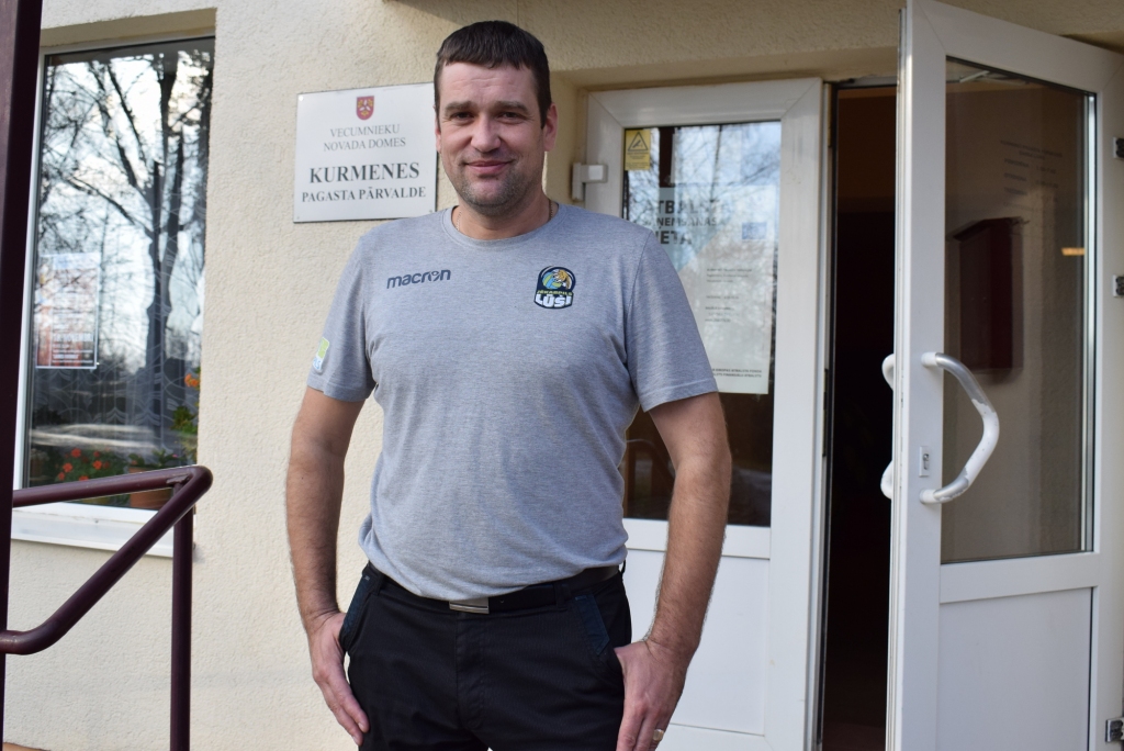 Jānis Sils, Kurmenes pagasta pārvaldes vadītājs, amatā stājās 1. novembrī.
Autors: Žanna Zālīte