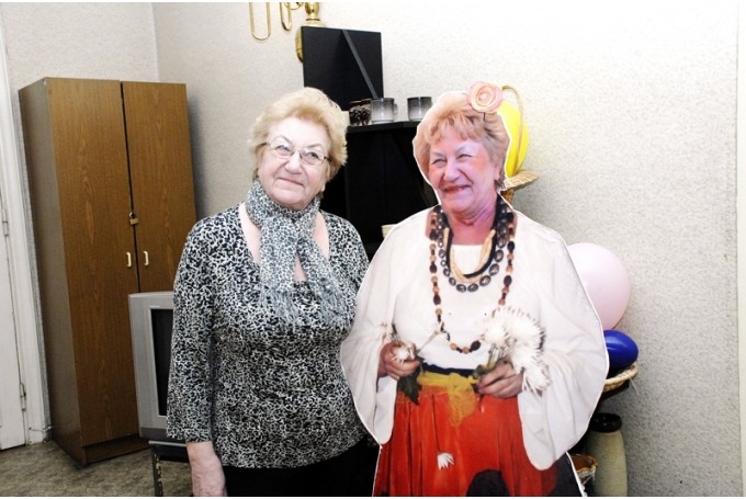 Nora Trasūne ar savu līdzinieci.
Autors: No arhīva.