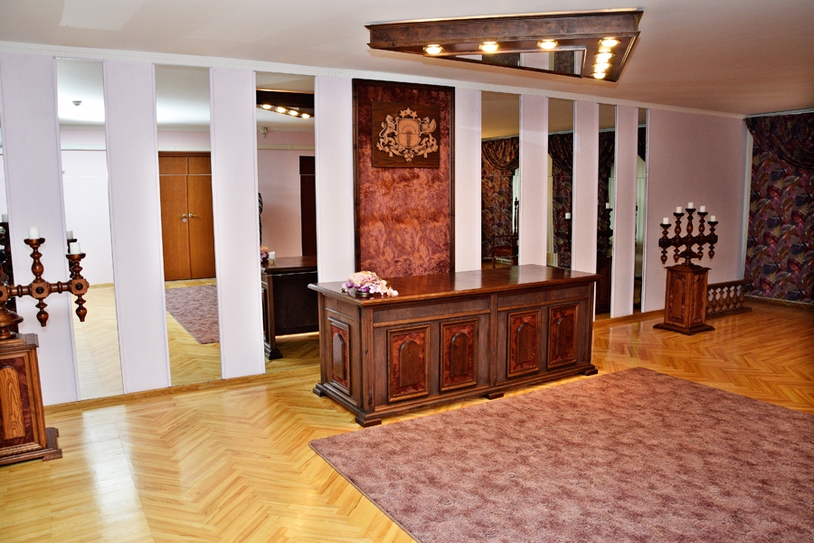 Ceremoniju zālē varēs rīkot ne tikai laulību reģistrāciju, sveikšanu kāzu jubilejās, bet arī seminārus un citus pasākumus.
Autors: Ivars Bogdanovs