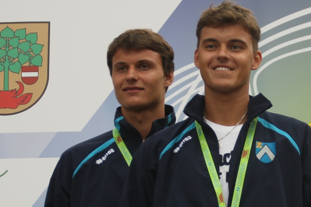 Mārtiņš un Jānis Podži uzvarējuši dubultspēļu turnīrā Igaunijā.
Autors: No arhīva.