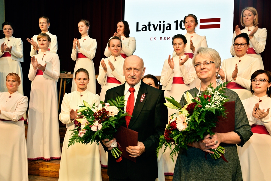 Gada cilvēki Vecumnieku novadā – Jānis Kalniņš un Iveta Lavrinoviča.
Autors: Ivars Bogdanovs