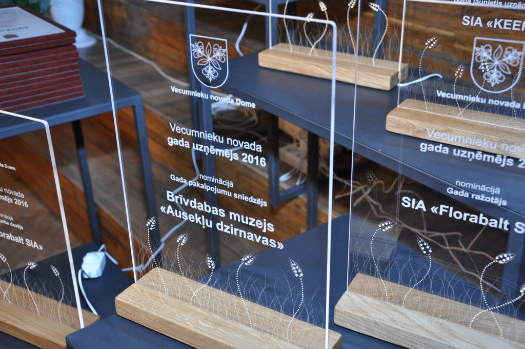 Konkurss «Vecumnieku novada uzņēmēju gada balva» tiek rīkots kopš 2017. gada.
Autors: Žanna Zālīte