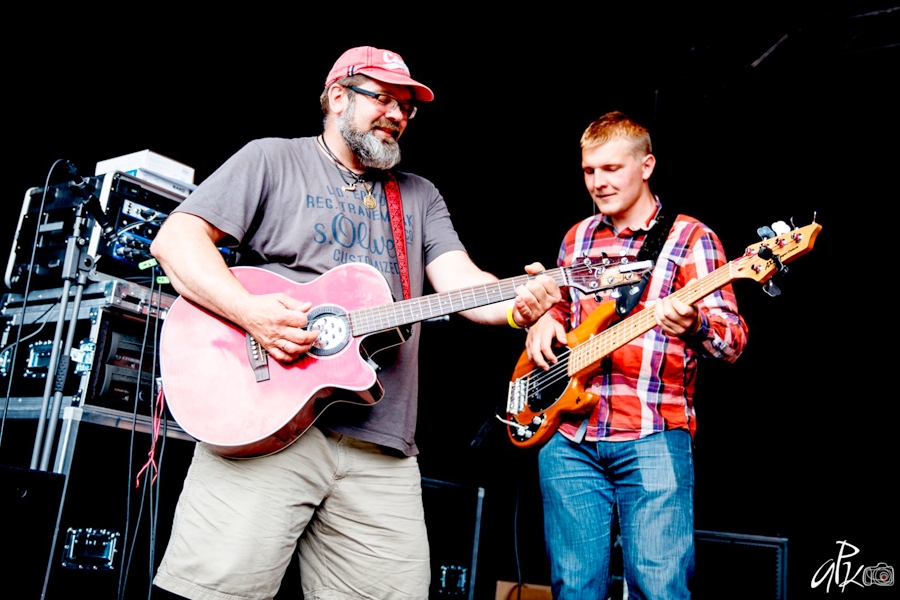 Bungu samitā 2017. gadā Dāvis (no labās) kopā ar kolēģi Juri Gausiņu.
Autors: no albuma