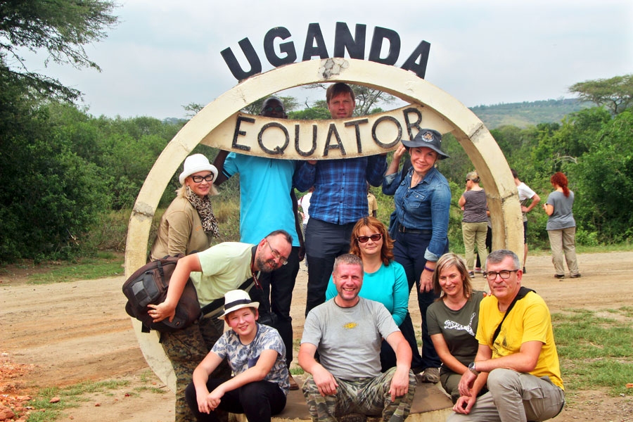 Latviešu ceļotāju grupiņa uz ekvatora.
Autors: Raitis Ābelnieks