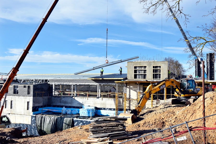 Bauskas stadionā topošā sporta halle ir Bauskas novada 2019. gada budžeta prioritāte.
Autors: Ivars Bogdanovs