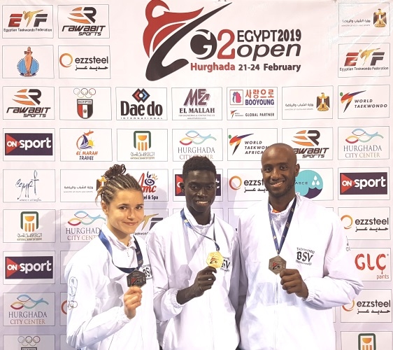 Inese Tarvida (no kreisās) turnīrā Ēģiptē izcīnīja otro vietu.
Autors: no tcc-friedrichshafen.de mājaslapas