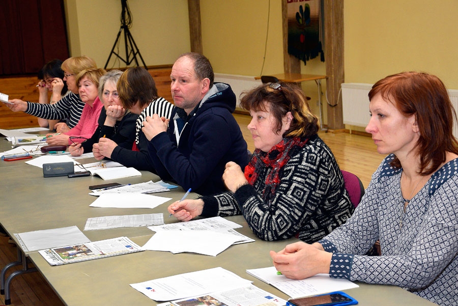 Zemnieki ieklausās un pārdomā lekcijā iegūtās zināšanas.
Autors: Ivars Bogdanovs