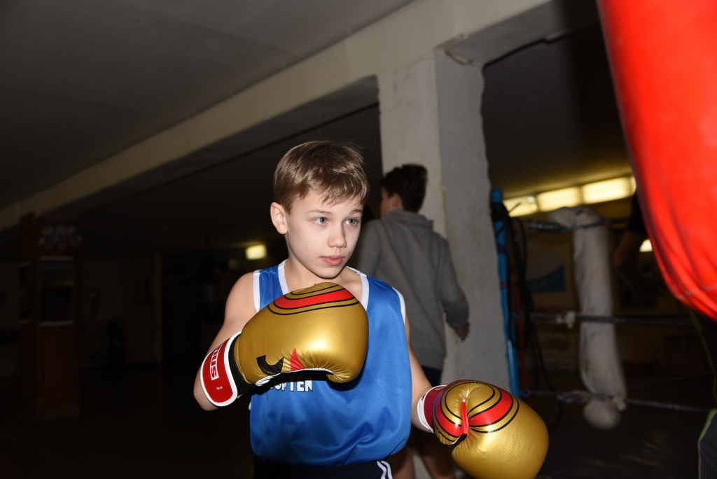 Aleksam Blažēvicam treneris Valērijs Hrustaļovs prognozē spožu nākotni boksā.
Autors: Uldis Varnevičs