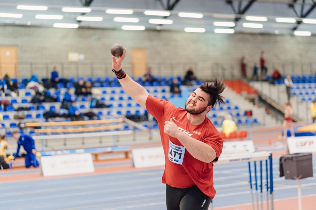 Sandis Saškovs izcīnīja piekto vietu lodes grūšanā.
Autors: Guntis Bērziņš, athletics.lv
