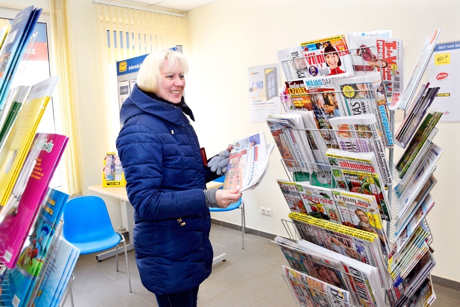 Maija Markeviča apmeklē Lielsvitenes pasta nodaļu.
Autors: Ivars Bogdanovs